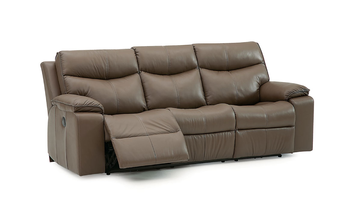 providence collection leather sofa